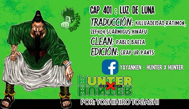 Hunter X Hunter Capítulo 401 en Línea - página 1