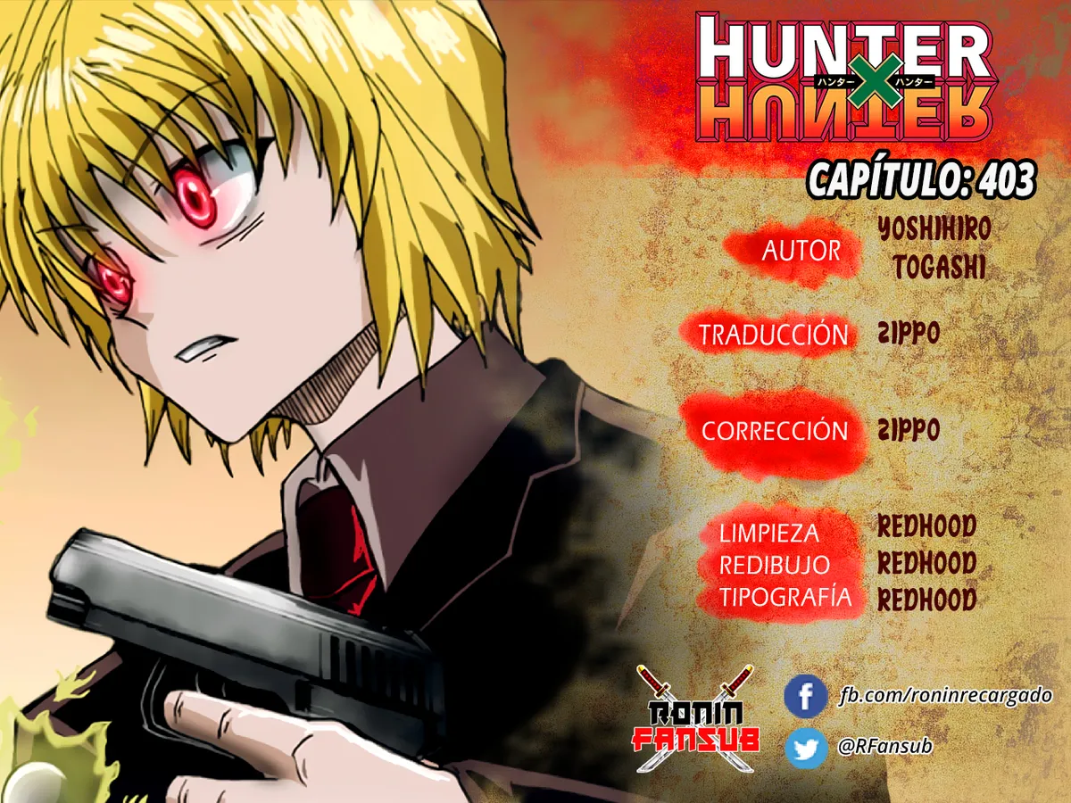 Hunter X Hunter Capítulo 403 en Línea - página 1