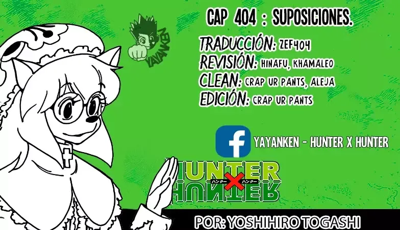 Hunter X Hunter Capítulo 404 en Línea - página 1