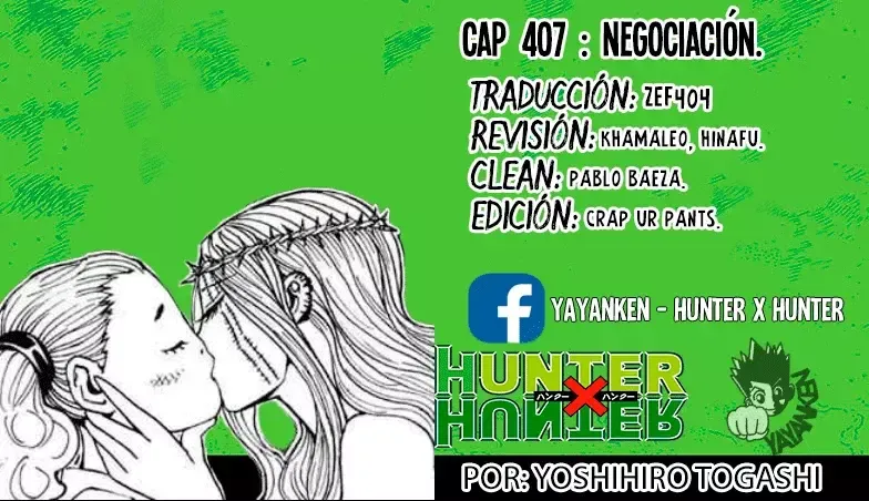 Hunter X Hunter Capítulo 407 en Línea - página 1