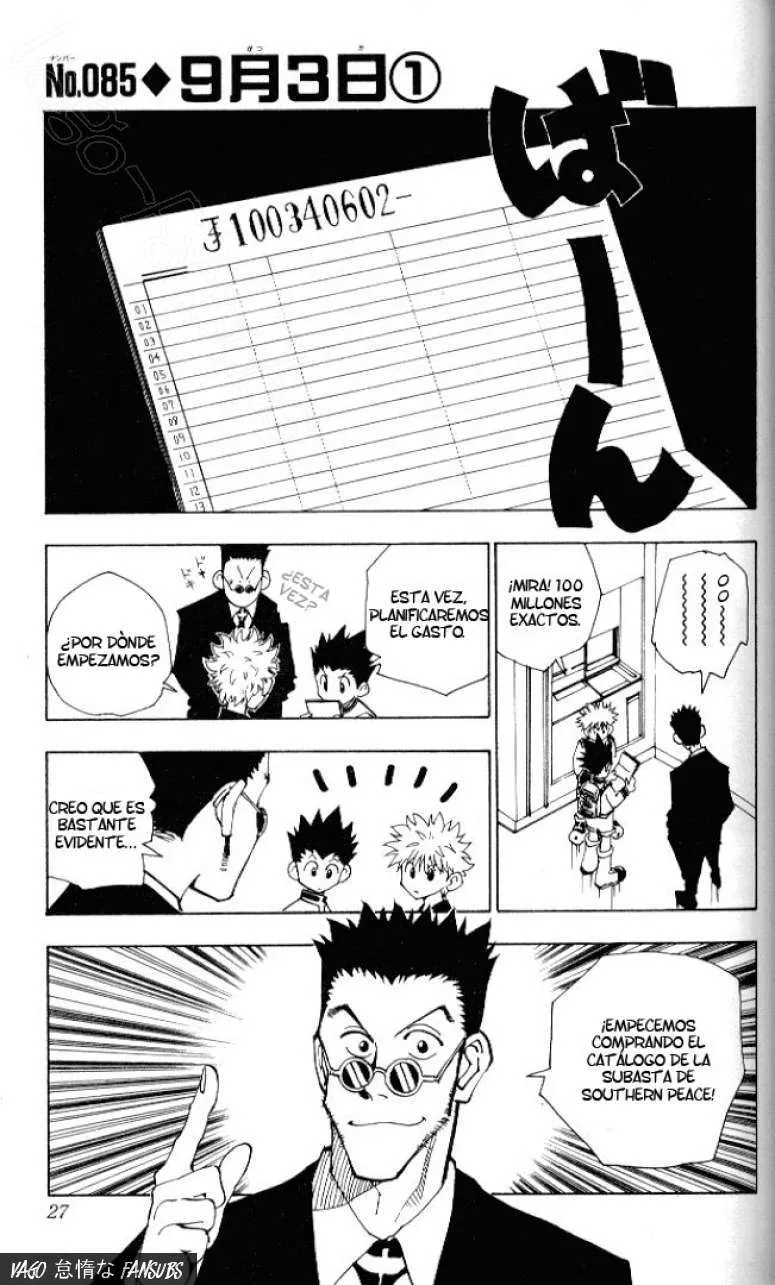 Hunter X Hunter Capítulo 85 en Línea - página 1