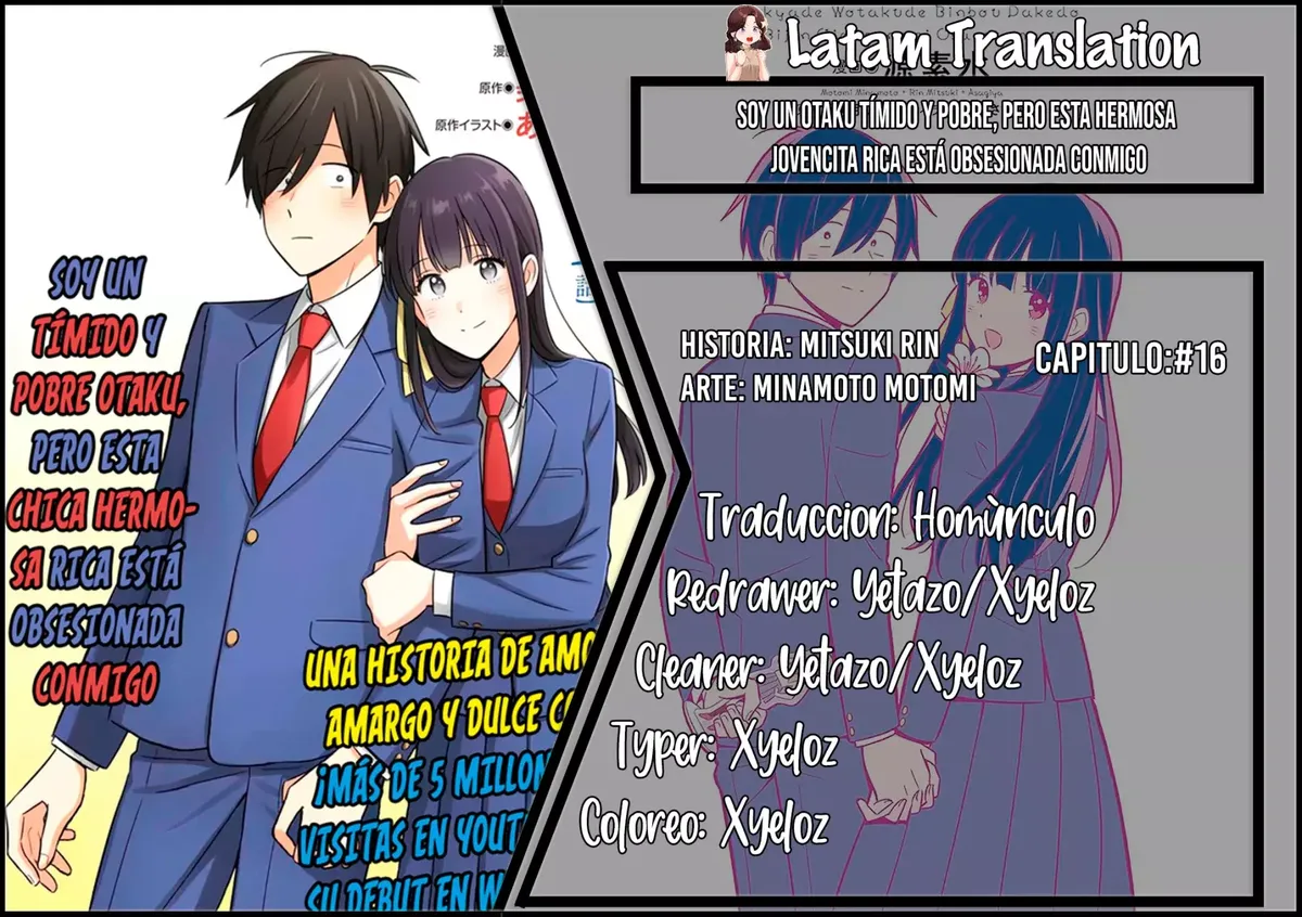 I'm A Shy and Poor Otaku but This Beautiful Rich Young Lady is Obsessed with Me Capítulo 16 en Línea - página 1