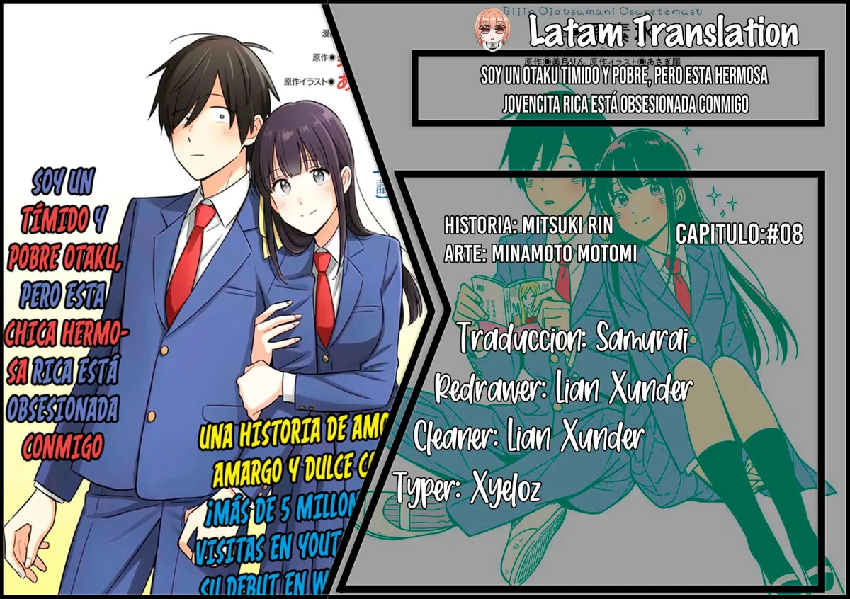 I'm A Shy and Poor Otaku but This Beautiful Rich Young Lady is Obsessed with Me Capítulo 8 en Línea - página 1