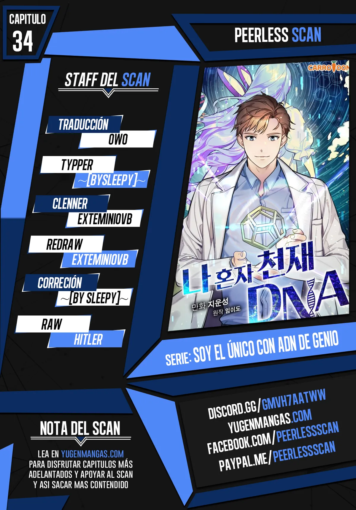 I'm the Only One With Genius DNA Capítulo 34 en Línea - página 1