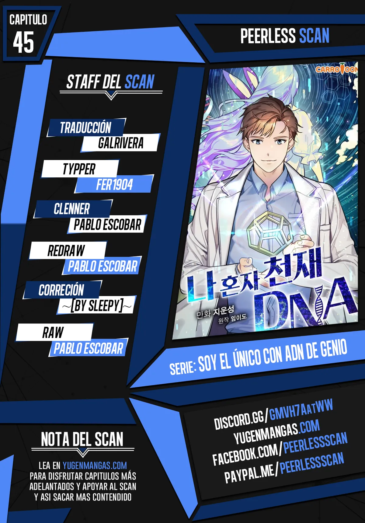 I'm the Only One With Genius DNA Capítulo 45 en Línea - página 1