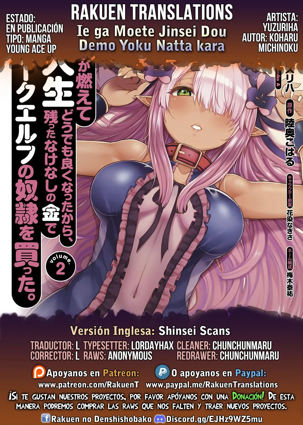 Ie ga Moete Jinsei Dou Demo Yoku Natta kara, Nokotta Nakenashi no Kin de Dark Elf no Dorei o Katta. Capítulo 12.1 en Línea - página 1