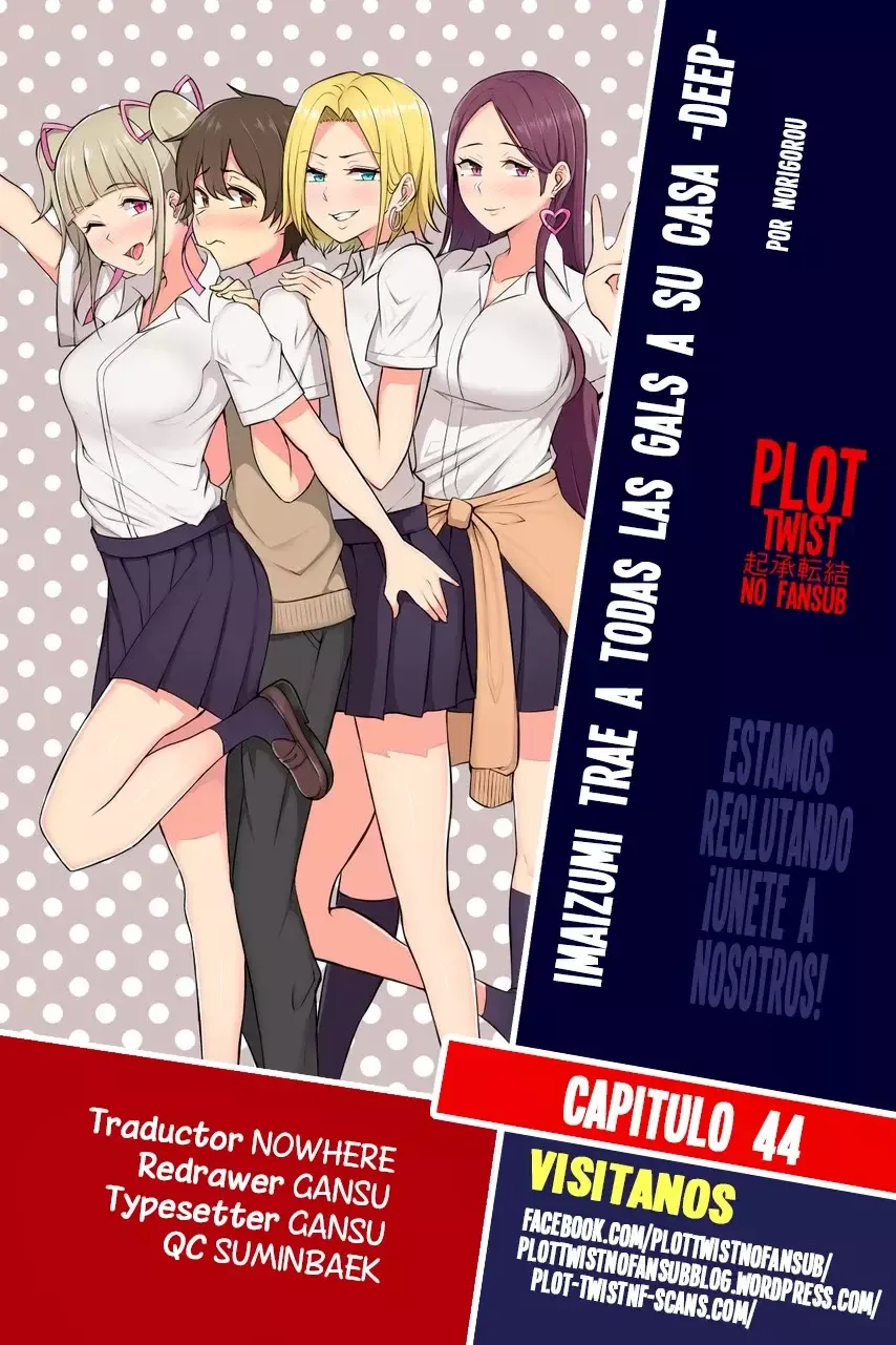 Imaizumi trae a todas las gals a su casa -deep- Capítulo 44 en Línea - página 1