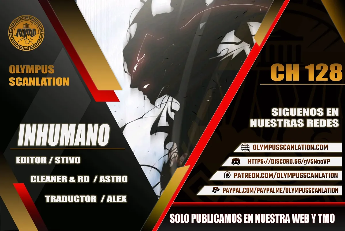 INHUMANO (Era) Capítulo 128 en Línea - página 1