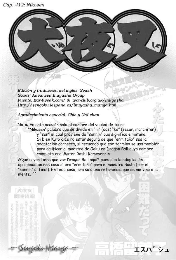 Inuyasha Capítulo 412 en Línea - página 21