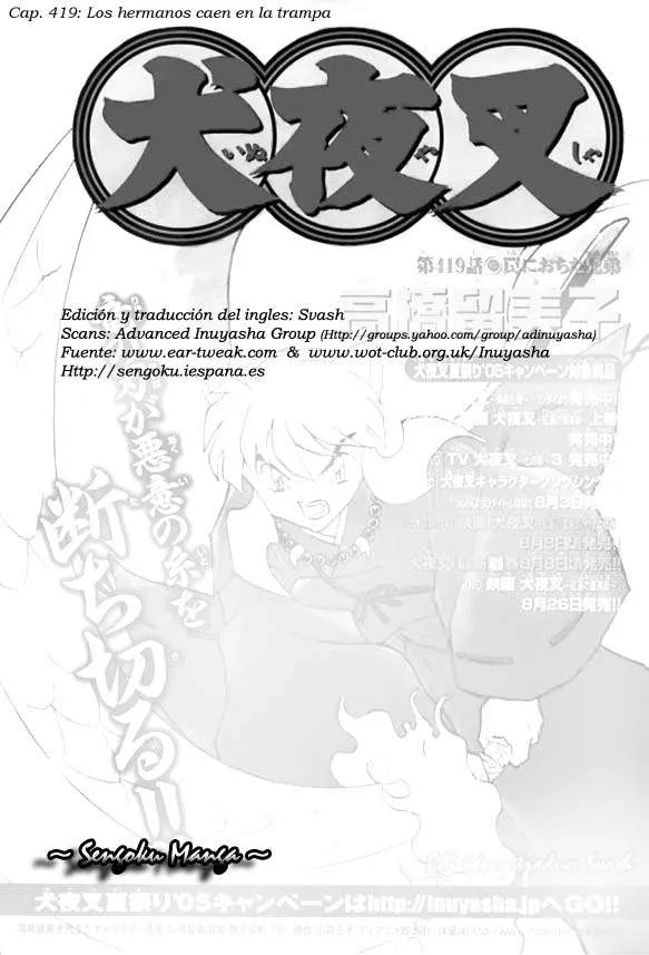 Inuyasha Capítulo 419 en Línea - página 22