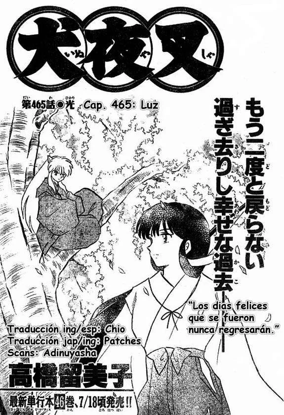Inuyasha Capítulo 465 en Línea - página 1