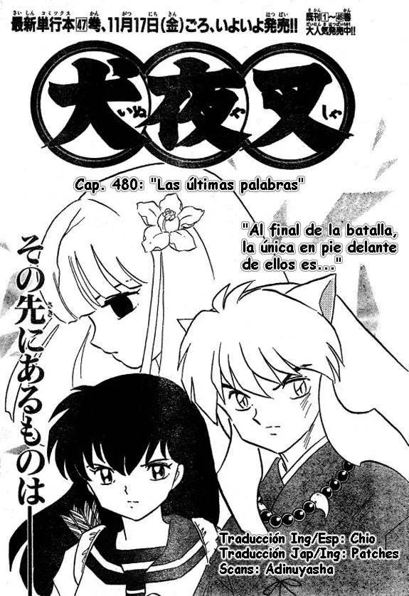 Inuyasha Capítulo 480 en Línea - página 1