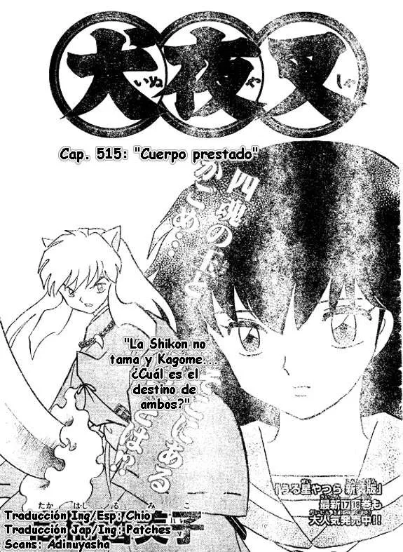 Inuyasha Capítulo 515 en Línea - página 1