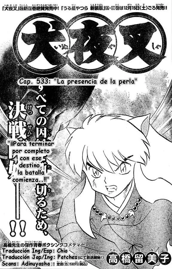 Inuyasha Capítulo 533 en Línea - página 1