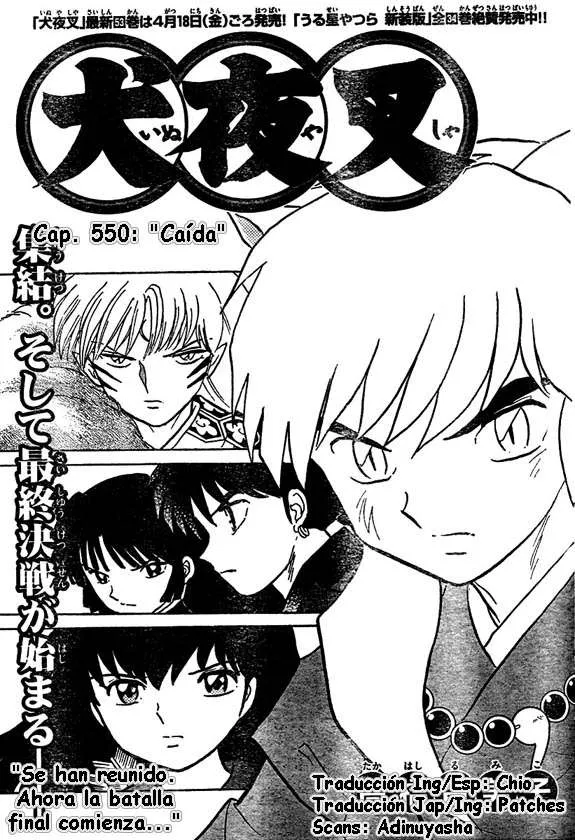 Inuyasha Capítulo 550 en Línea - página 1