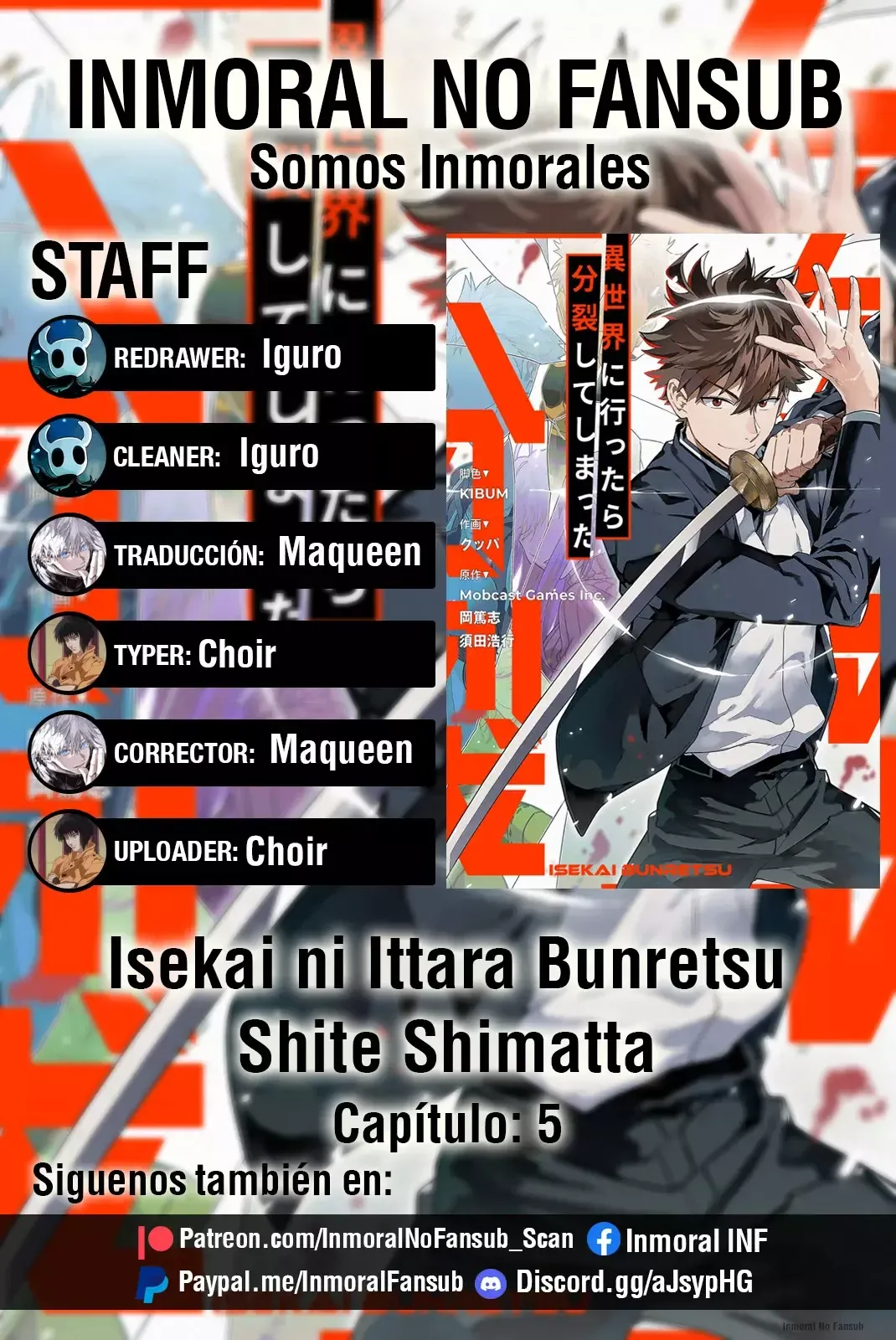Isekai ni Ittara Bunretsu Shite Shimatta Capítulo 5 en Línea - página 1