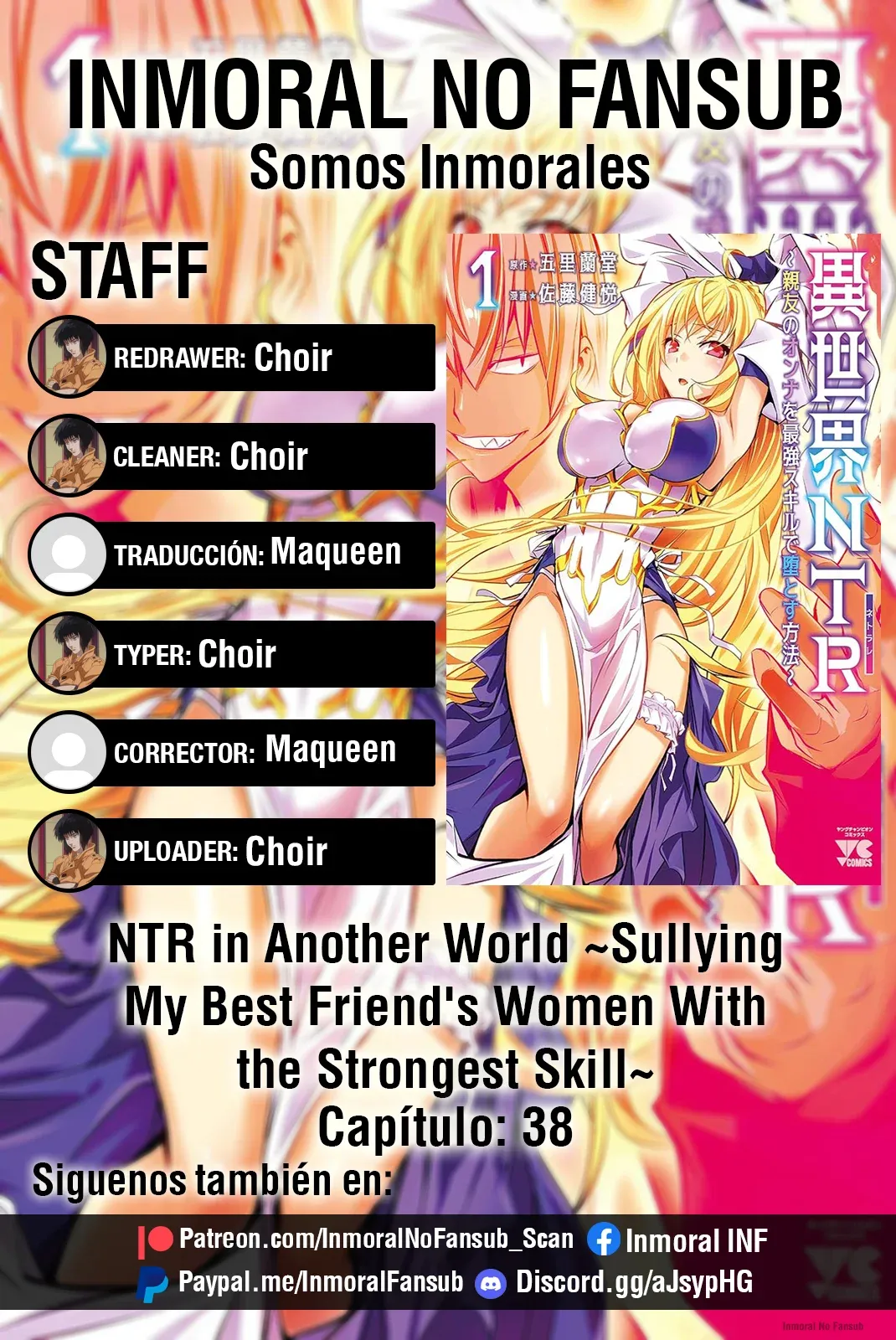 Isekai NTR ~Shinyuu no Onna wo Saikyou Skill de Otosu Houhou~ Capítulo 38 en Línea - página 1