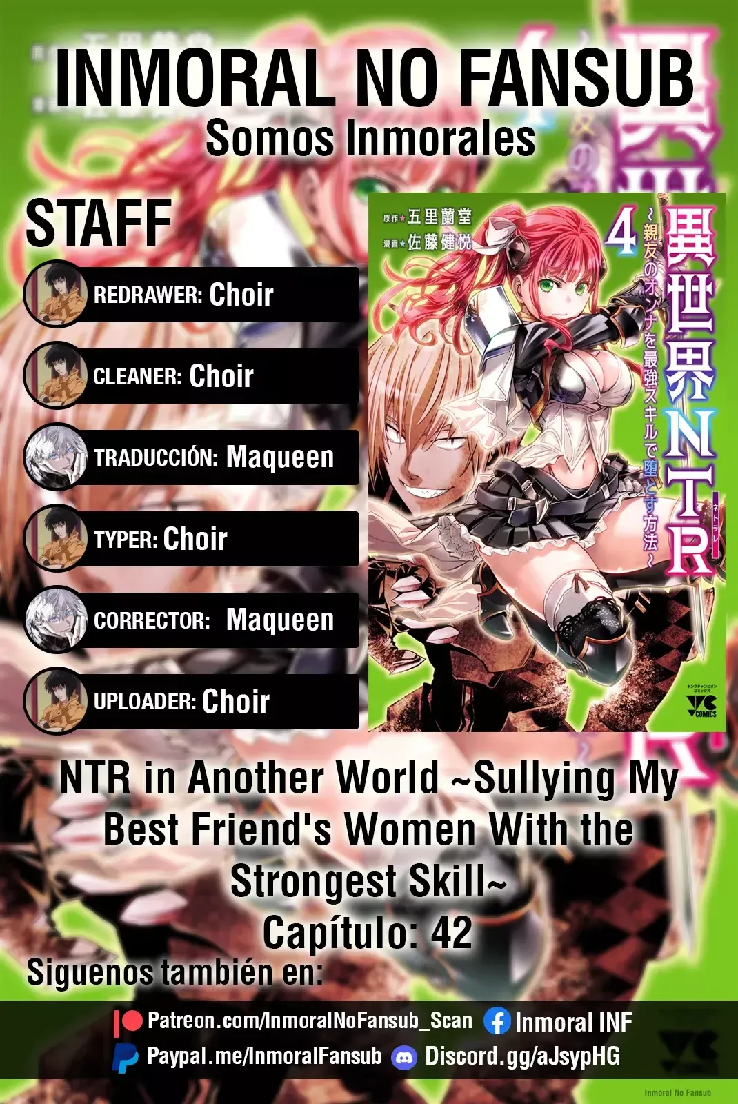 Isekai NTR ~Shinyuu no Onna wo Saikyou Skill de Otosu Houhou~ Capítulo 42 en Línea - página 1