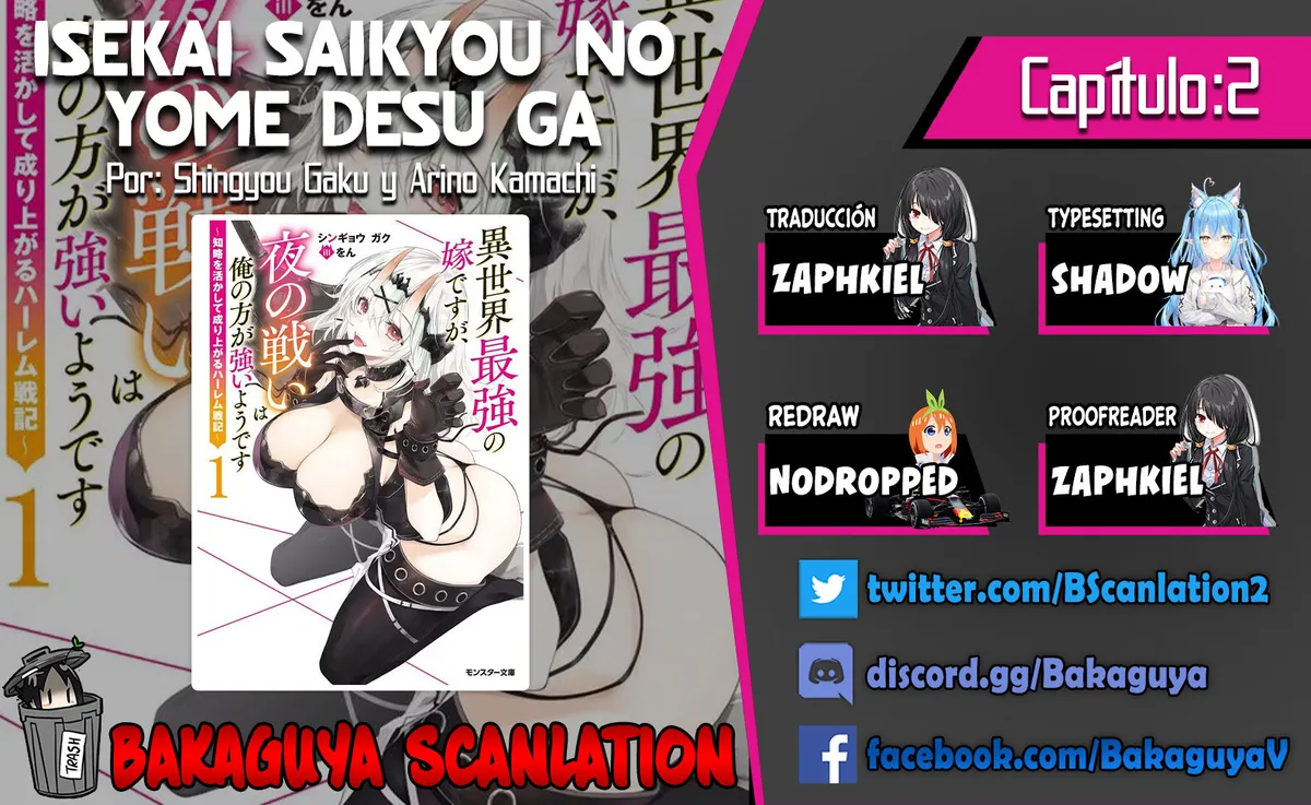 Isekai Saikyou no Yome desu ga, Yoru no Tatakai wa Ore no Hou ga Tsuyoi You desu ~ Chiryaku o Ikashite Nariagaru Harem Senki Capítulo 2 en Línea - página 1