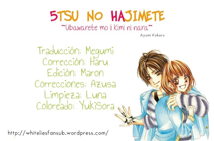 Itsutsu no Hajimete ~Ubawarete mo Ii- Kimi ni Nara~ Capítulo 3 en Línea - página 1
