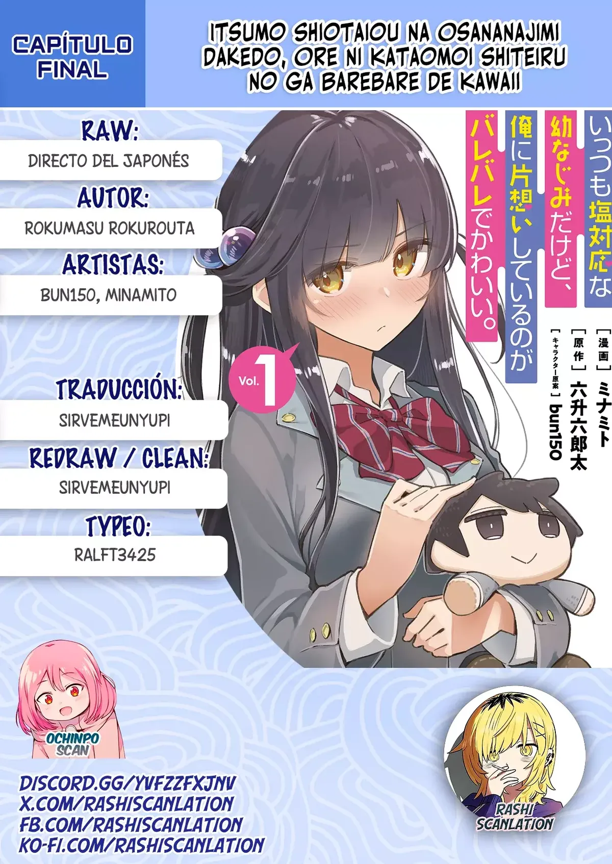 Ittsumo Shio Taiou na Osananajimi da kedo, Ore ni Kataomoi Shiteiru no ga Bare Bare de Kawaii Capítulo 20 en Línea - página 1