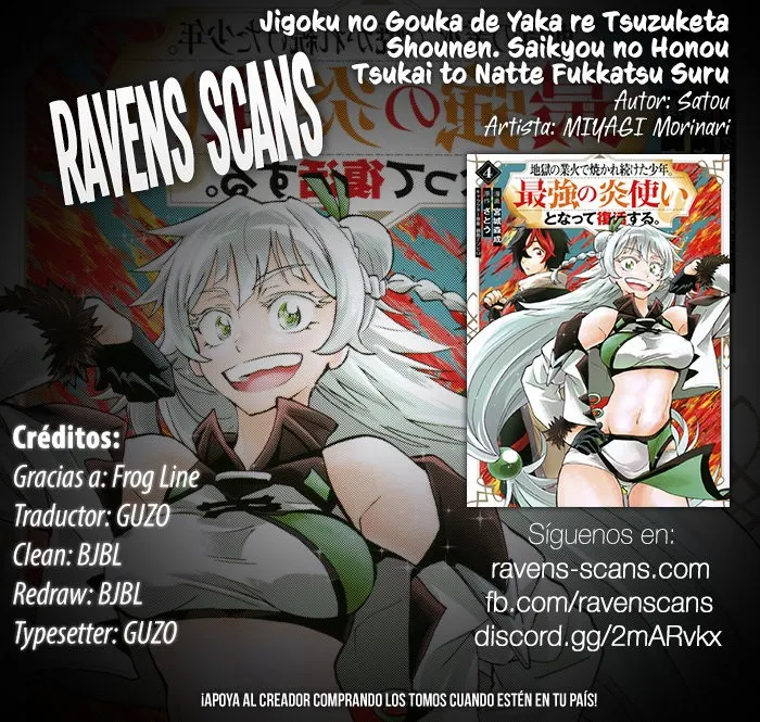 Jigoku no Gouka de Yaka re Tsuzuketa Shounen. Saikyou no Honou Tsukai to Natte Fukkatsu Suru Capítulo 48 en Línea - página 1