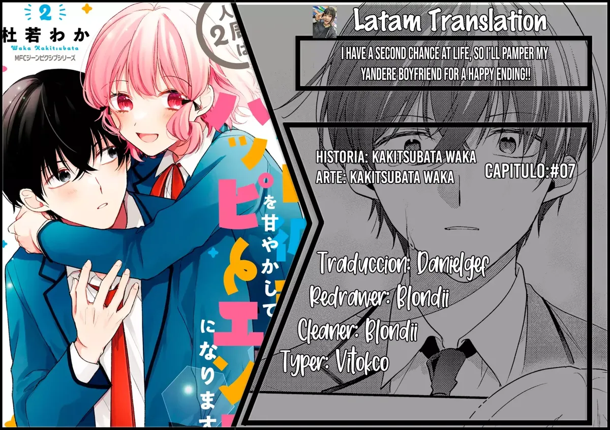 Jinsei 2-Shuume wa Yandere Kareshi wo Amayakashite Happy End ni Narimasu!! Capítulo 7 en Línea - página 1