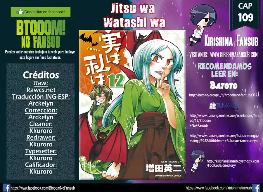 Jitsu wa Watashi wa Capítulo 109 en Línea - página 1