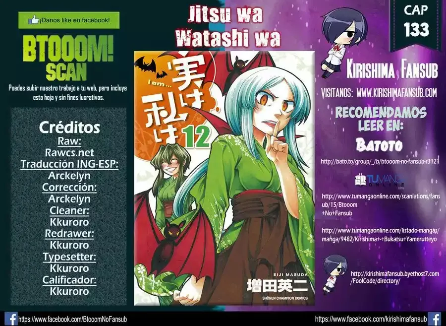 Jitsu wa Watashi wa Capítulo 133 en Línea - página 1