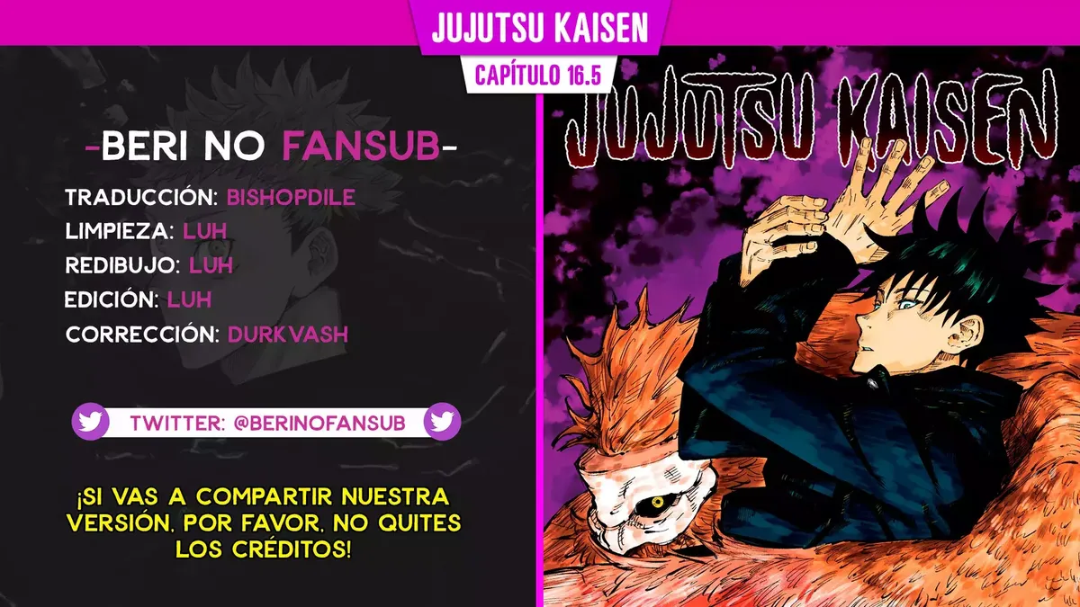 Jujutsu Kaisen Capítulo 16.5 en Línea - página 1