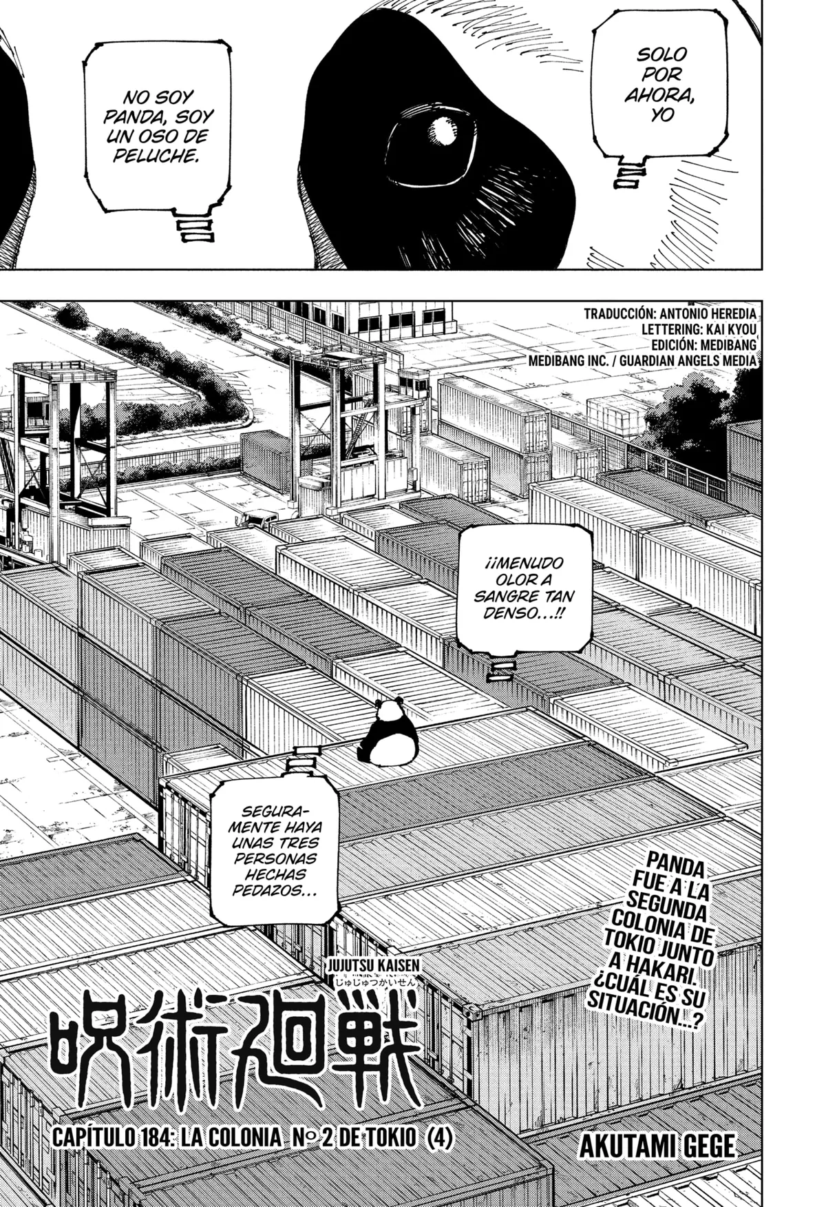 Jujutsu Kaisen Capítulo 184 en Línea - página 1