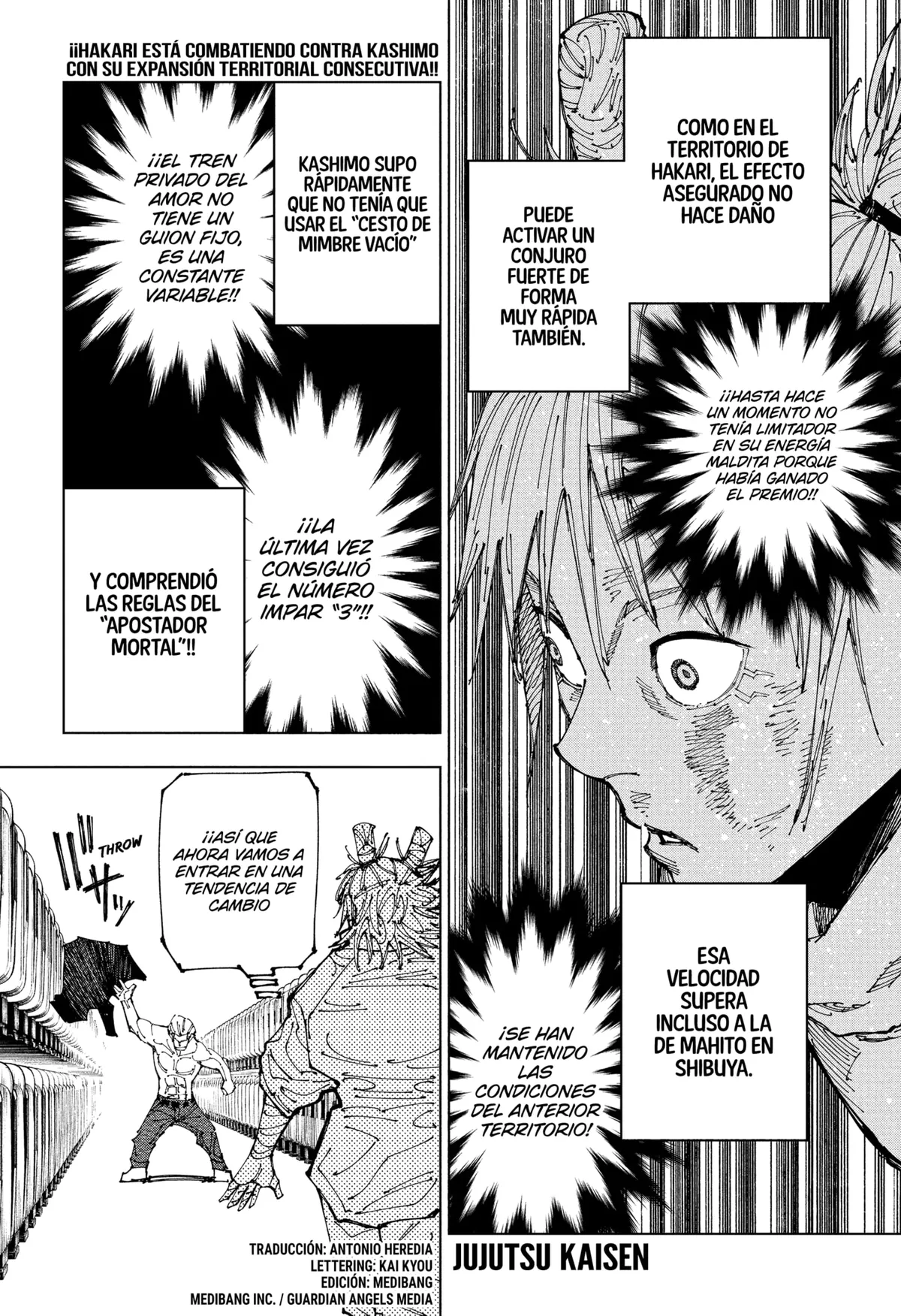 Jujutsu Kaisen Capítulo 187 en Línea - página 1