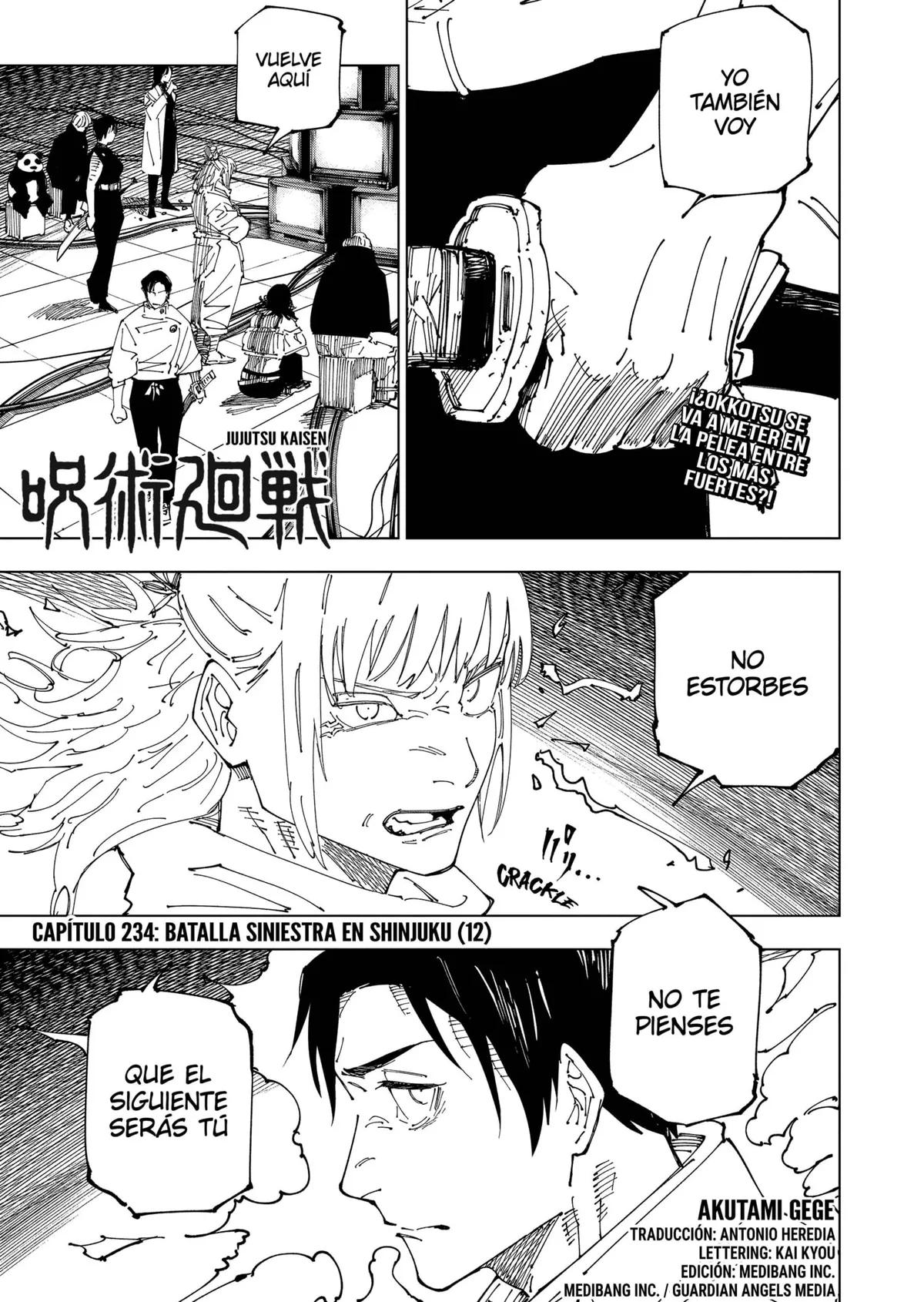 Jujutsu Kaisen Capítulo 234 en Línea - página 1