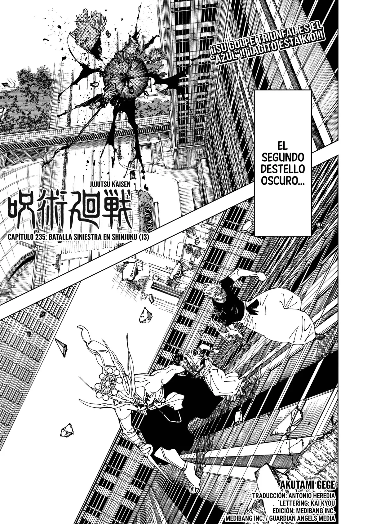 Jujutsu Kaisen Capítulo 235 en Línea - página 1