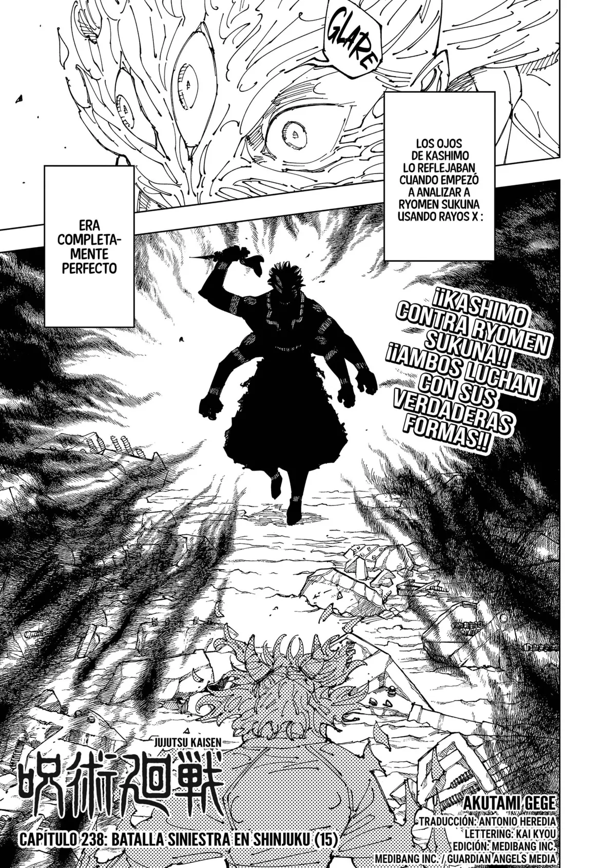 Jujutsu Kaisen Capítulo 238 en Línea - página 1