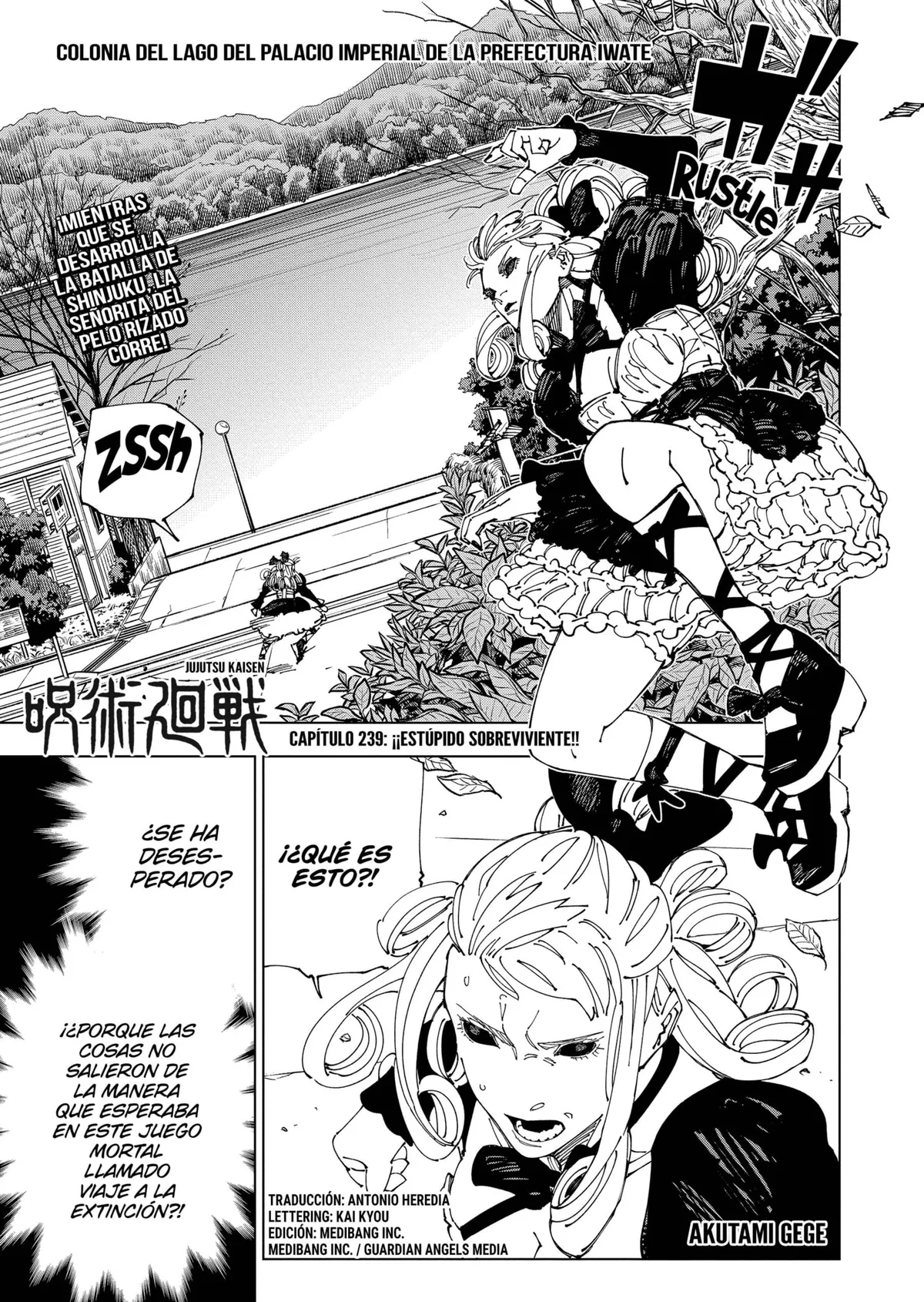 Jujutsu Kaisen Capítulo 239 en Línea - página 1