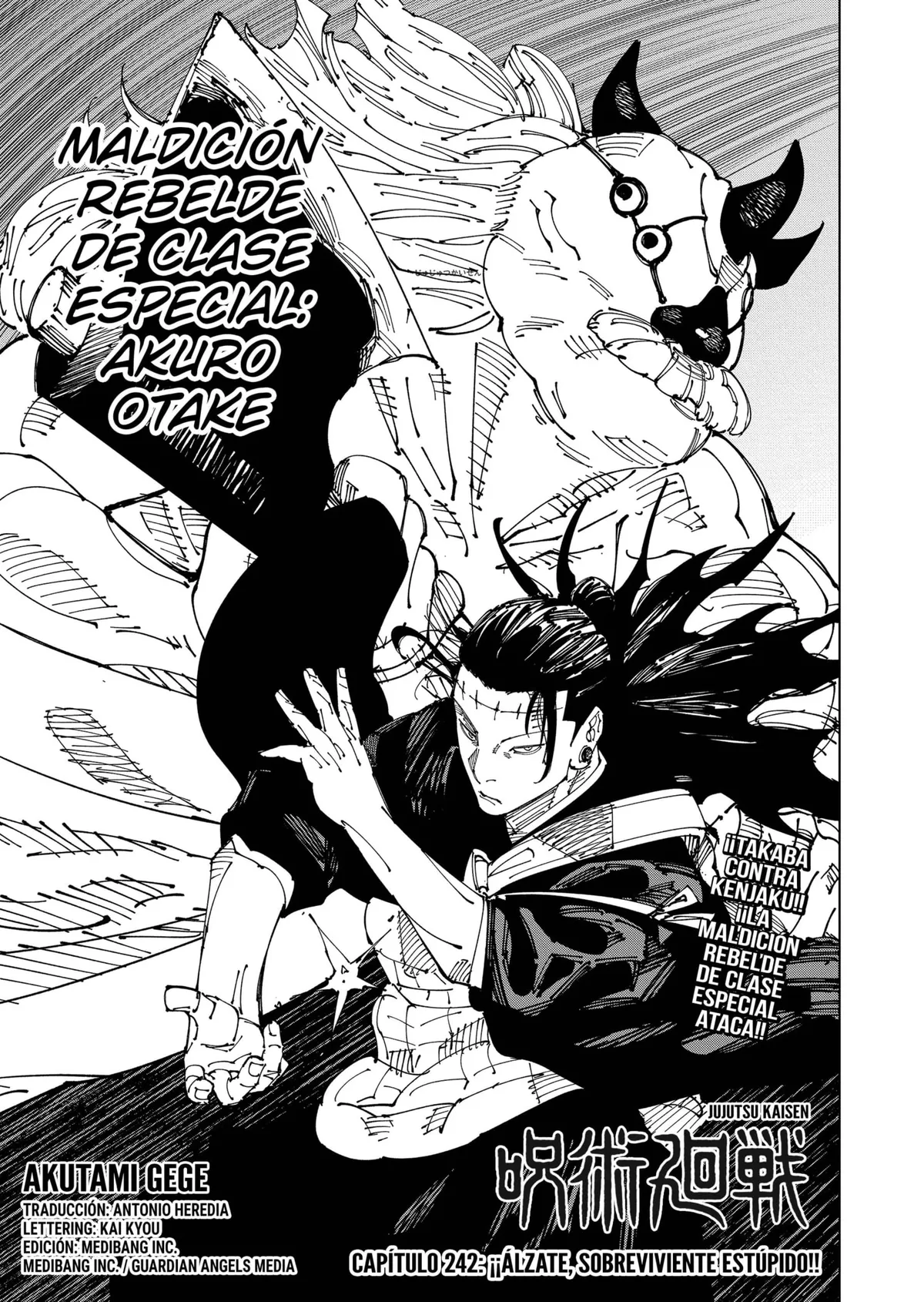 Jujutsu Kaisen Capítulo 242 en Línea - página 1