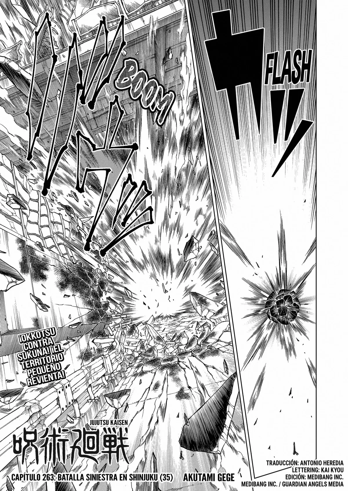 Jujutsu Kaisen Capítulo 263 en Línea - página 1