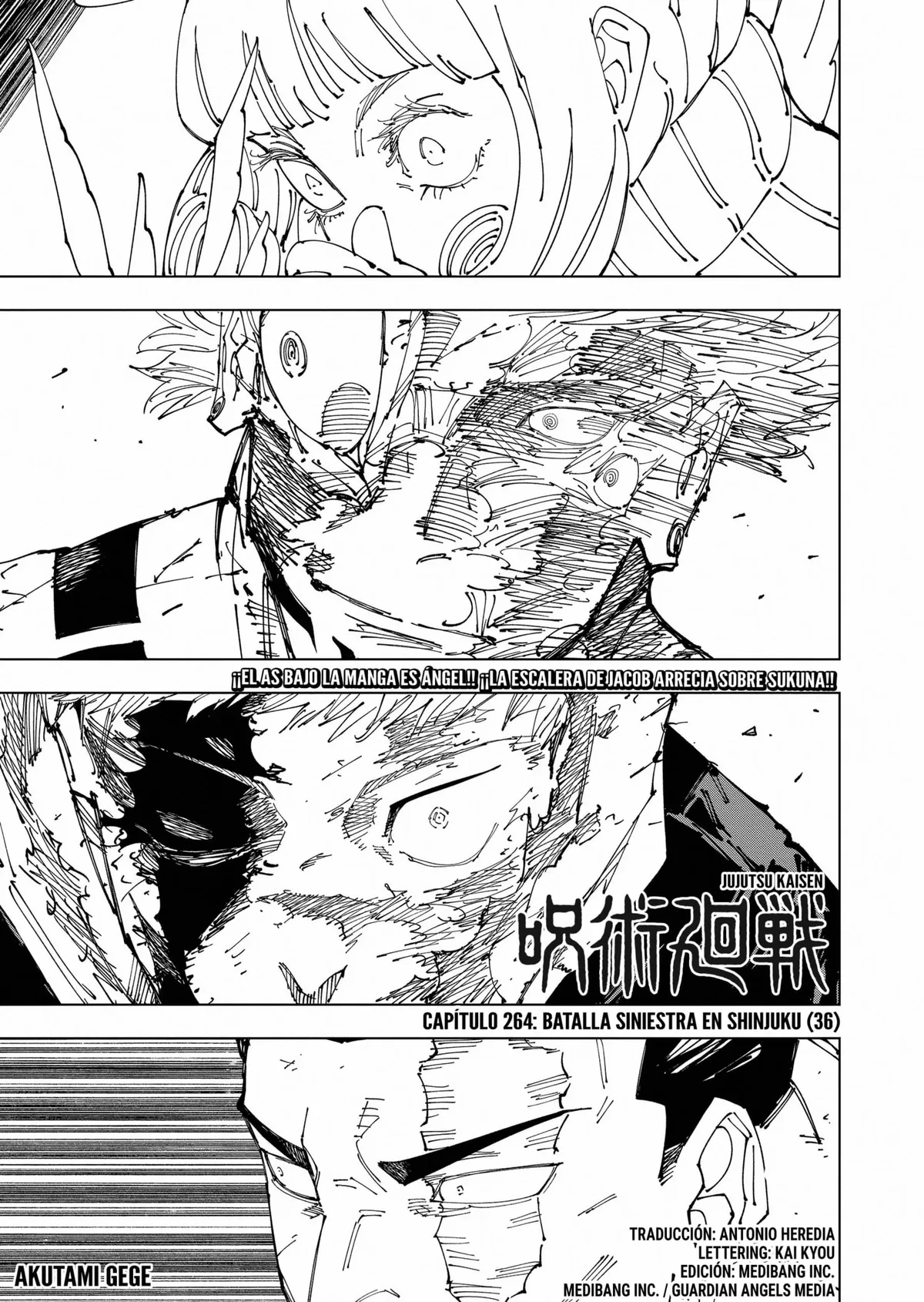 Jujutsu Kaisen Capítulo 264 en Línea - página 1