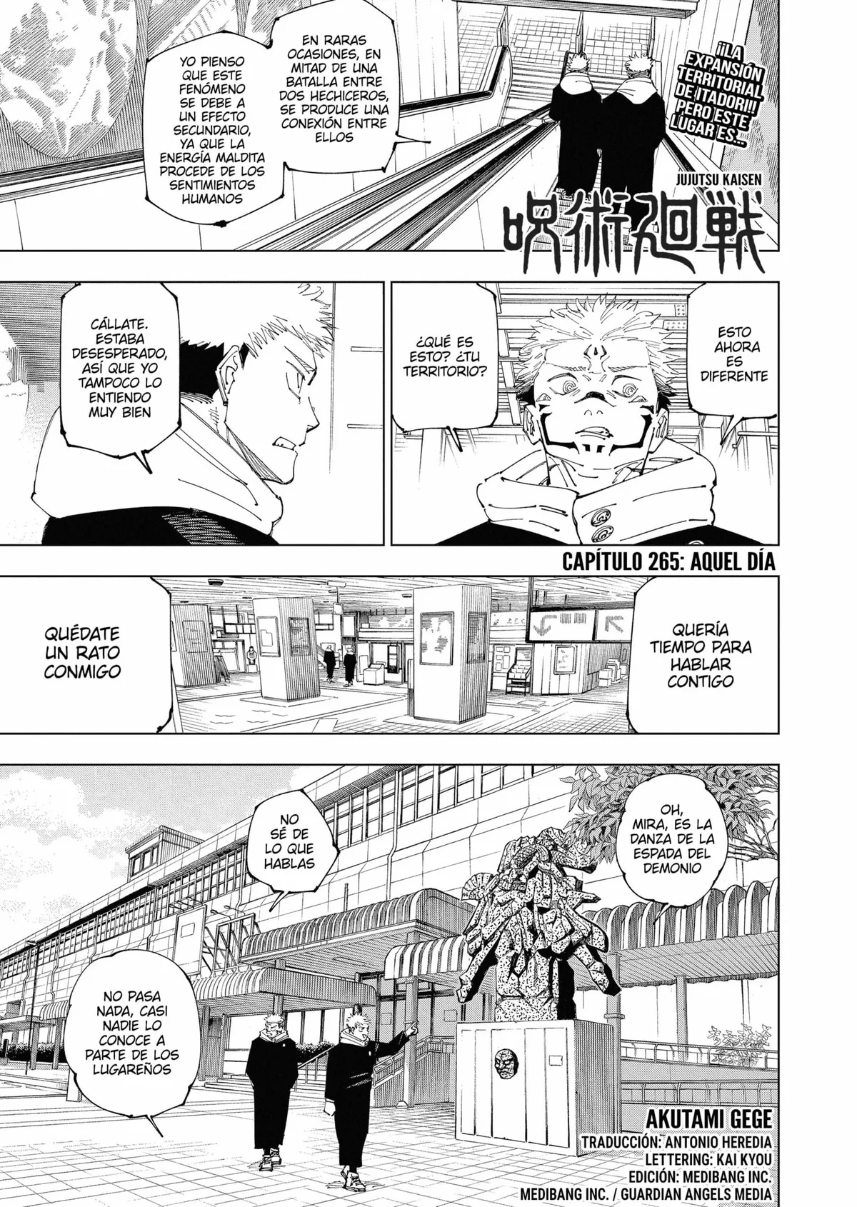 Jujutsu Kaisen Capítulo 265 en Línea - página 1