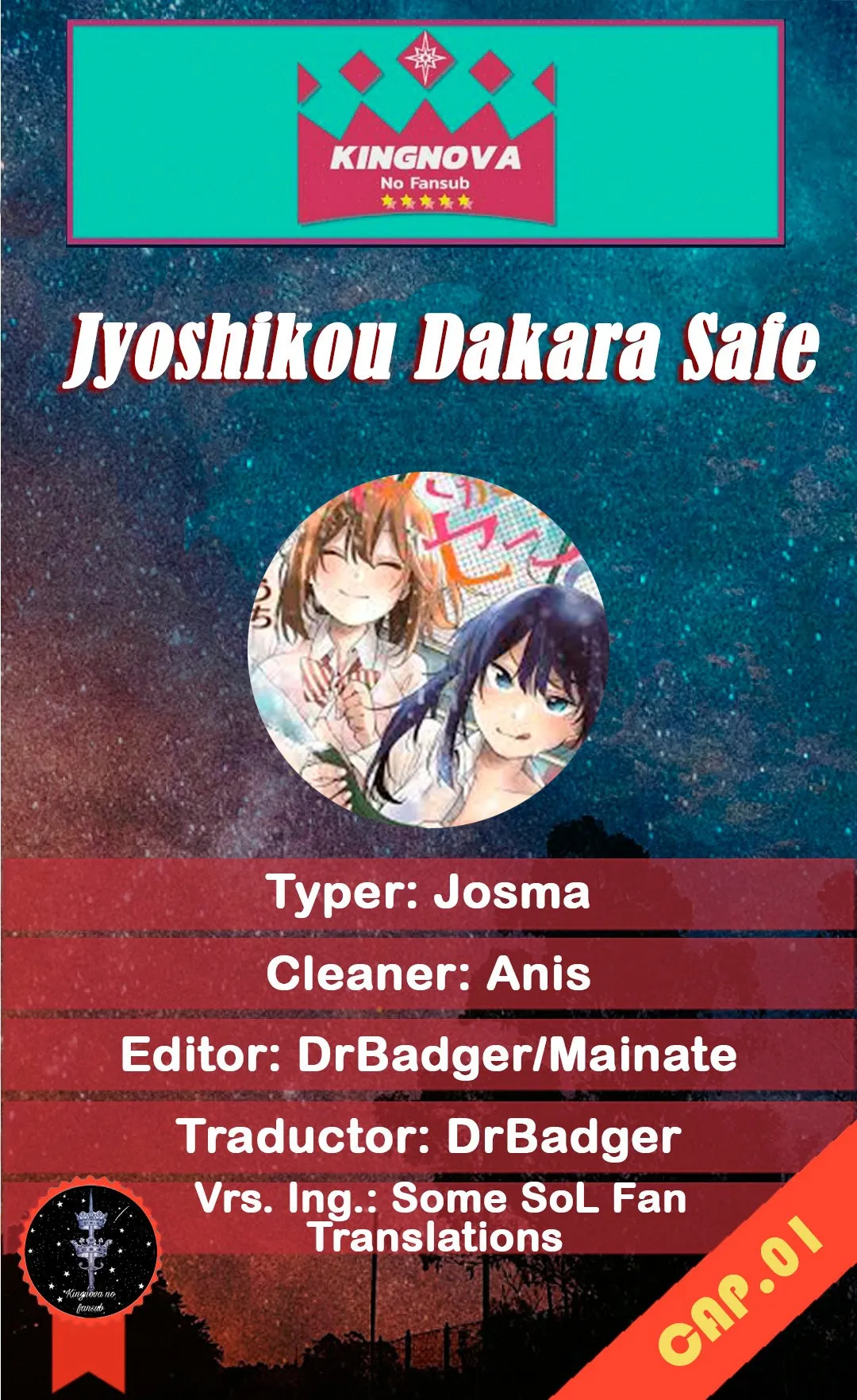 Jyoshikou Dakara Safe Capítulo 1 en Línea - página 1
