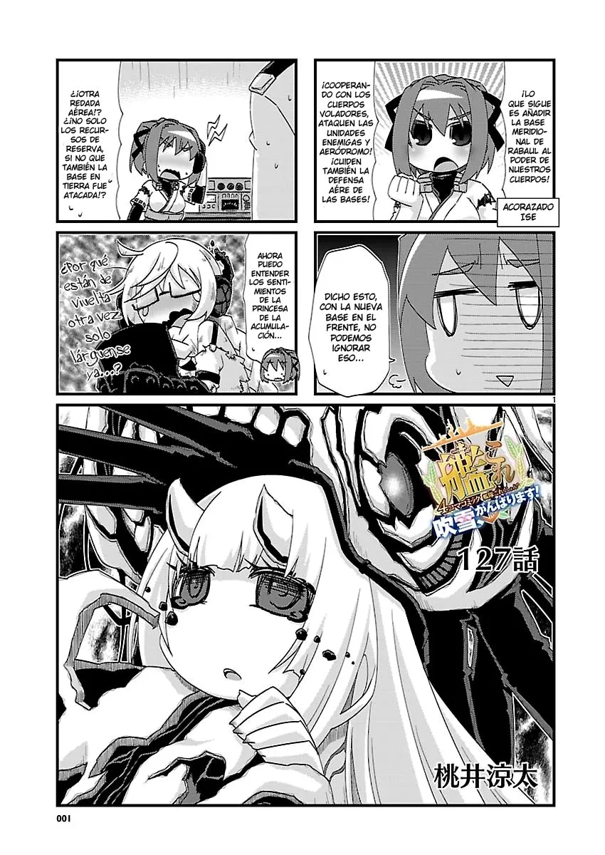 Kantai Collection 4-koma Comic: Fubuki- Ganbarimasu! Capítulo 127 en Línea - página 1