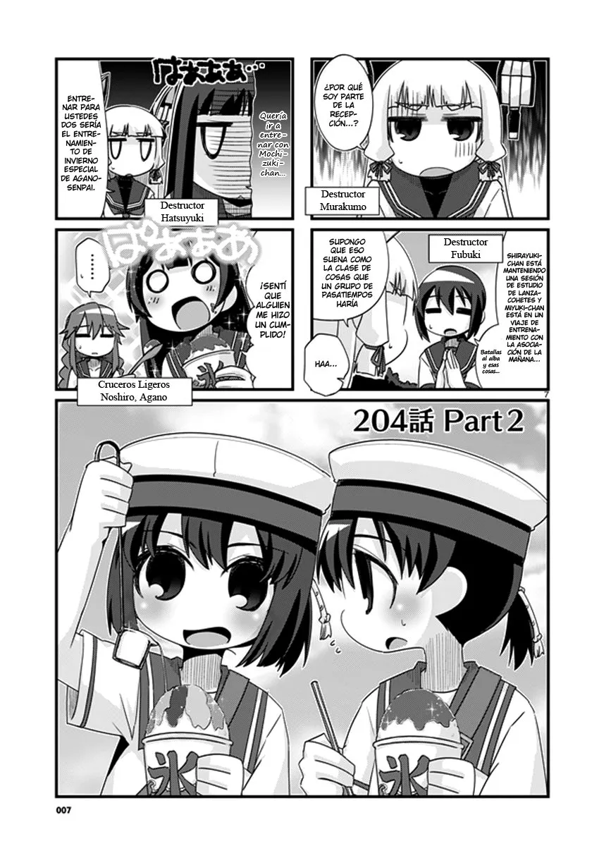 Kantai Collection 4-koma Comic: Fubuki- Ganbarimasu! Capítulo 204.1 en Línea - página 1