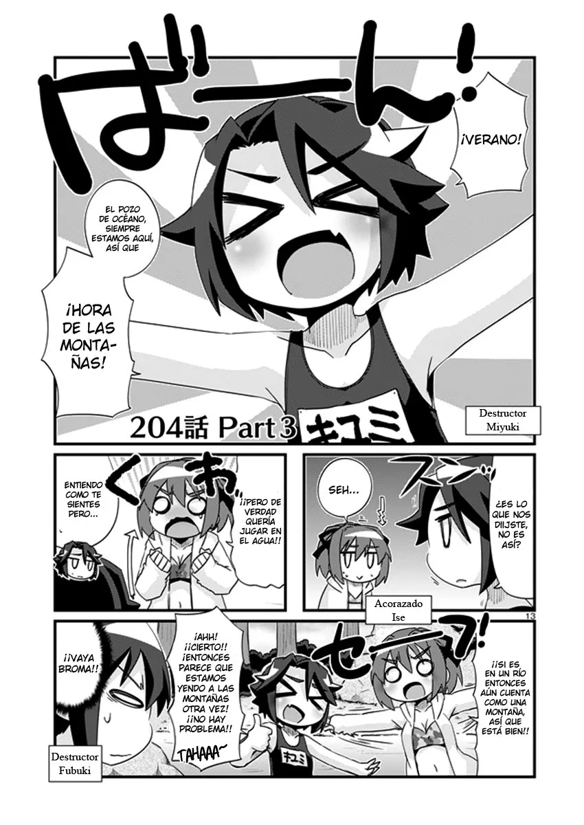 Kantai Collection 4-koma Comic: Fubuki- Ganbarimasu! Capítulo 204.2 en Línea - página 1