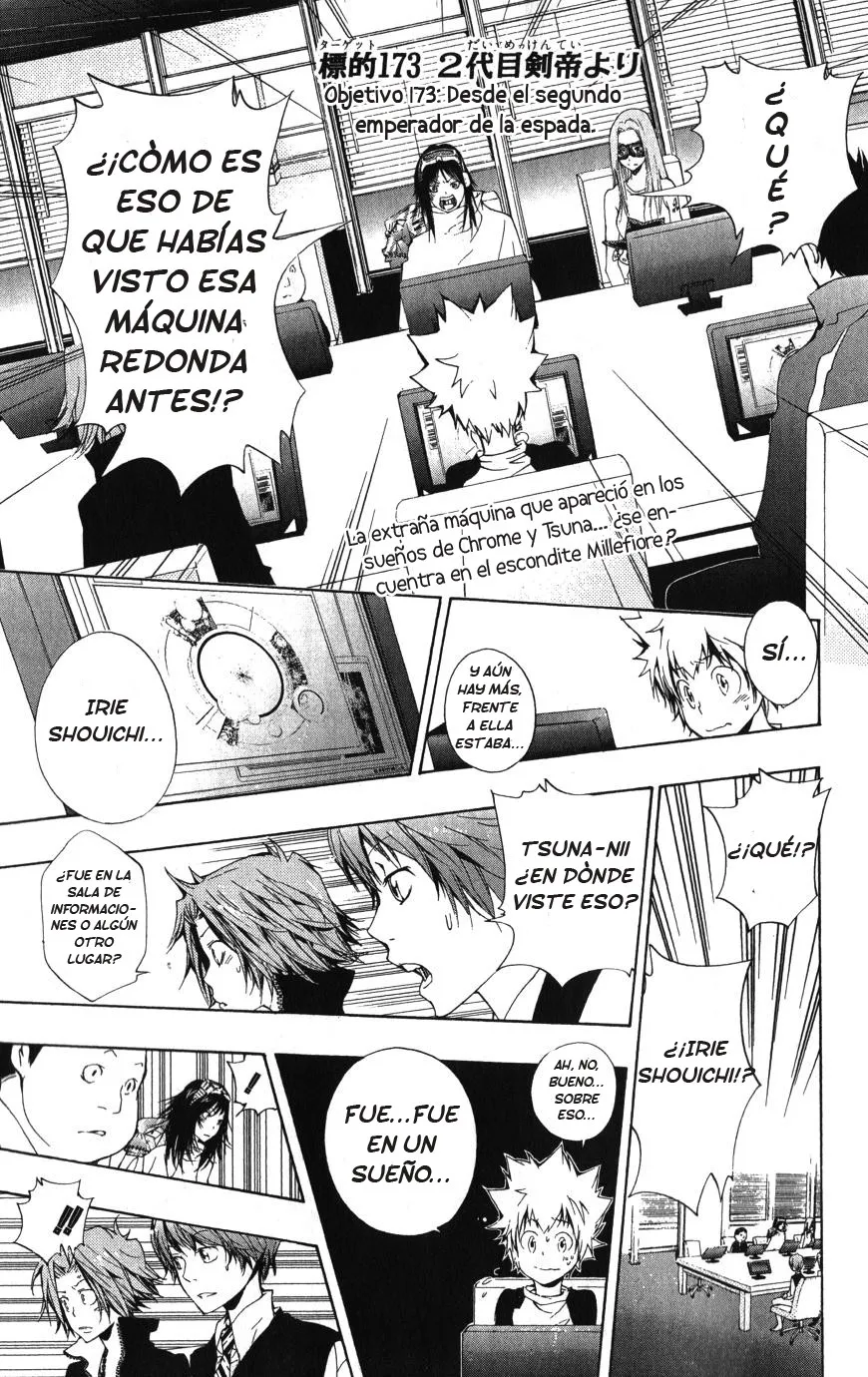 Katekyo Hitman Reborn! Capítulo 173 en Línea - página 1