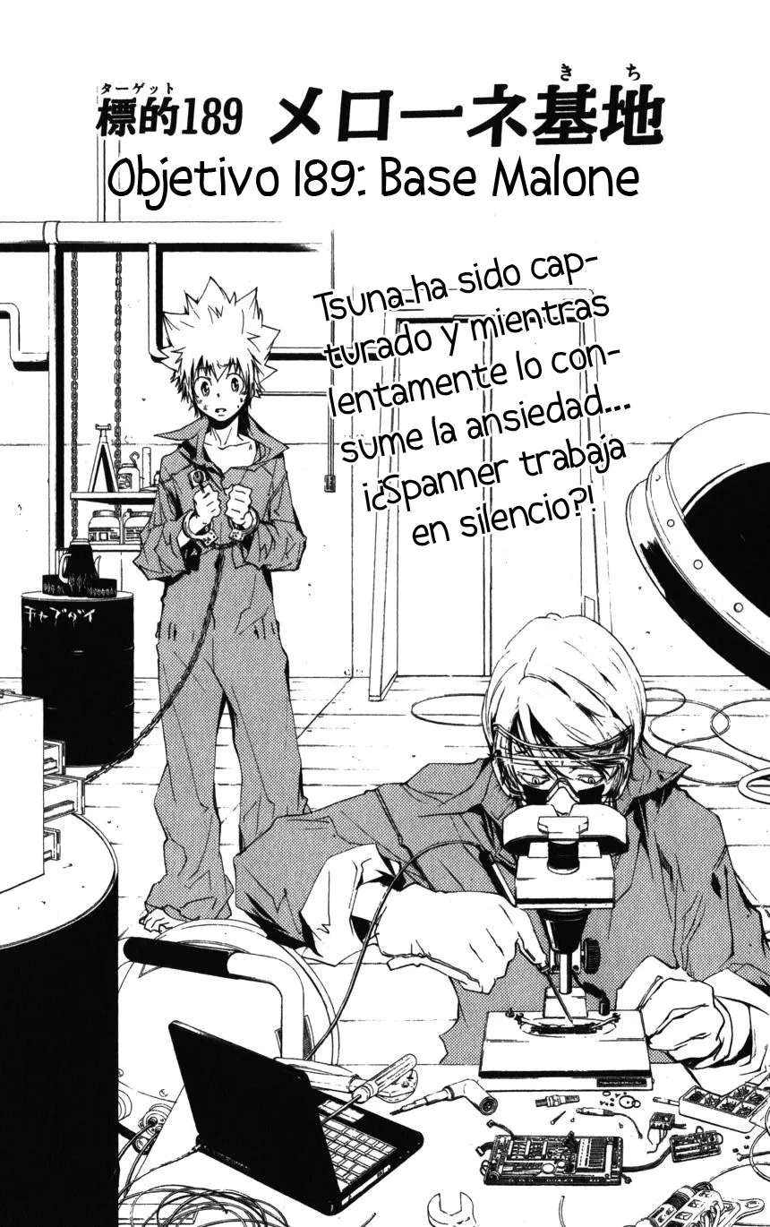 Katekyo Hitman Reborn! Capítulo 189 en Línea - página 1