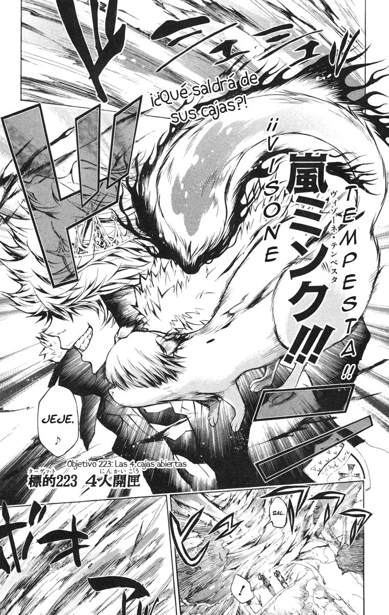 Katekyo Hitman Reborn! Capítulo 223 en Línea - página 1