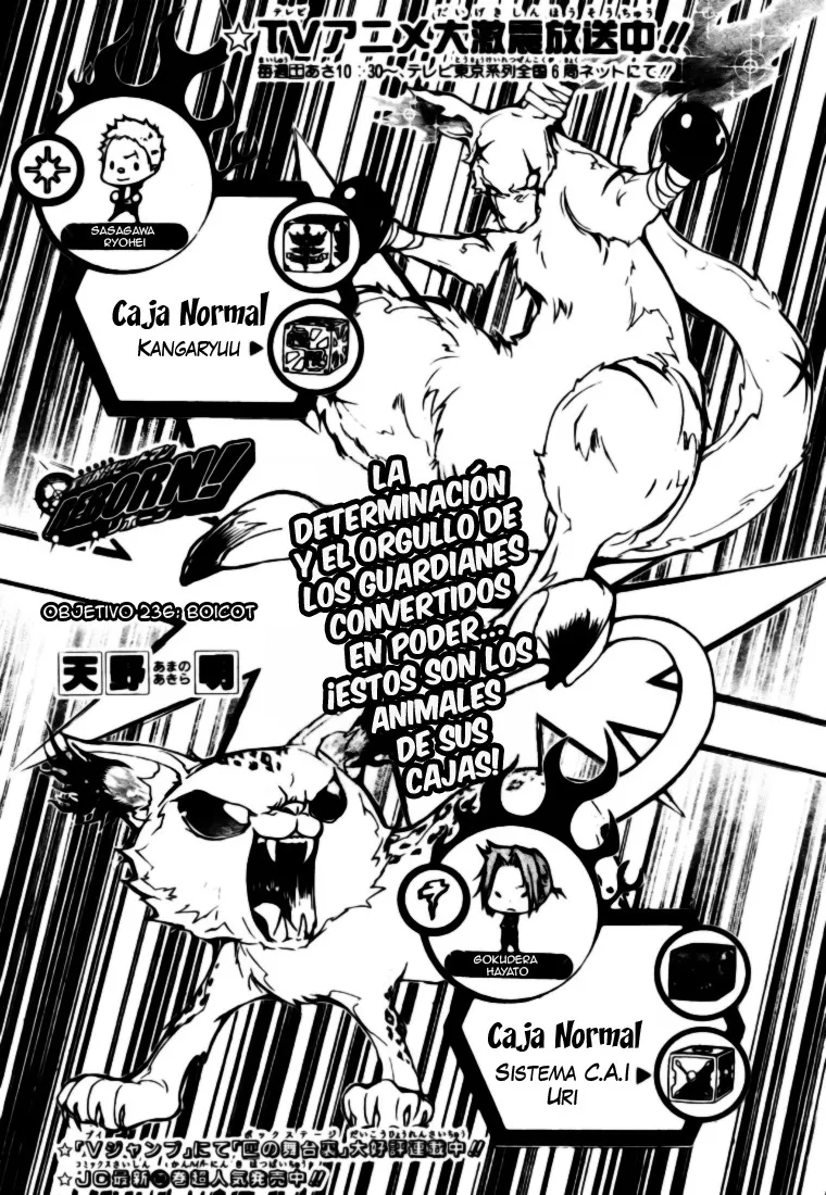Katekyo Hitman Reborn! Capítulo 236 en Línea - página 1