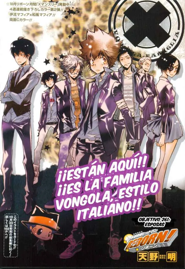 Katekyo Hitman Reborn! Capítulo 261 en Línea - página 1