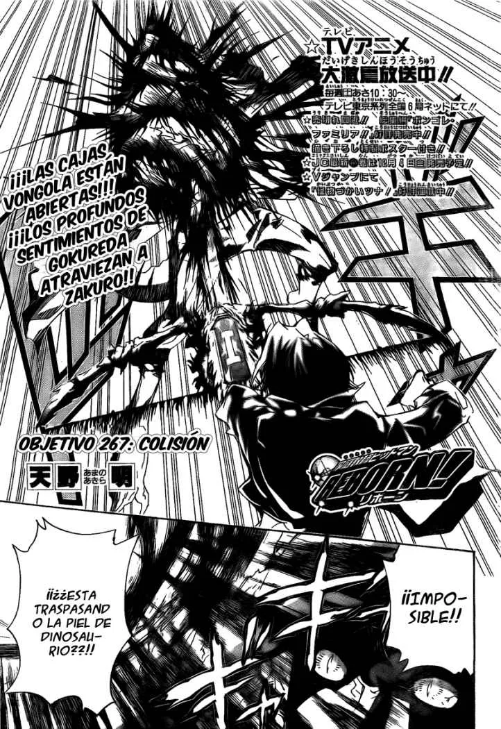 Katekyo Hitman Reborn! Capítulo 267 en Línea - página 1